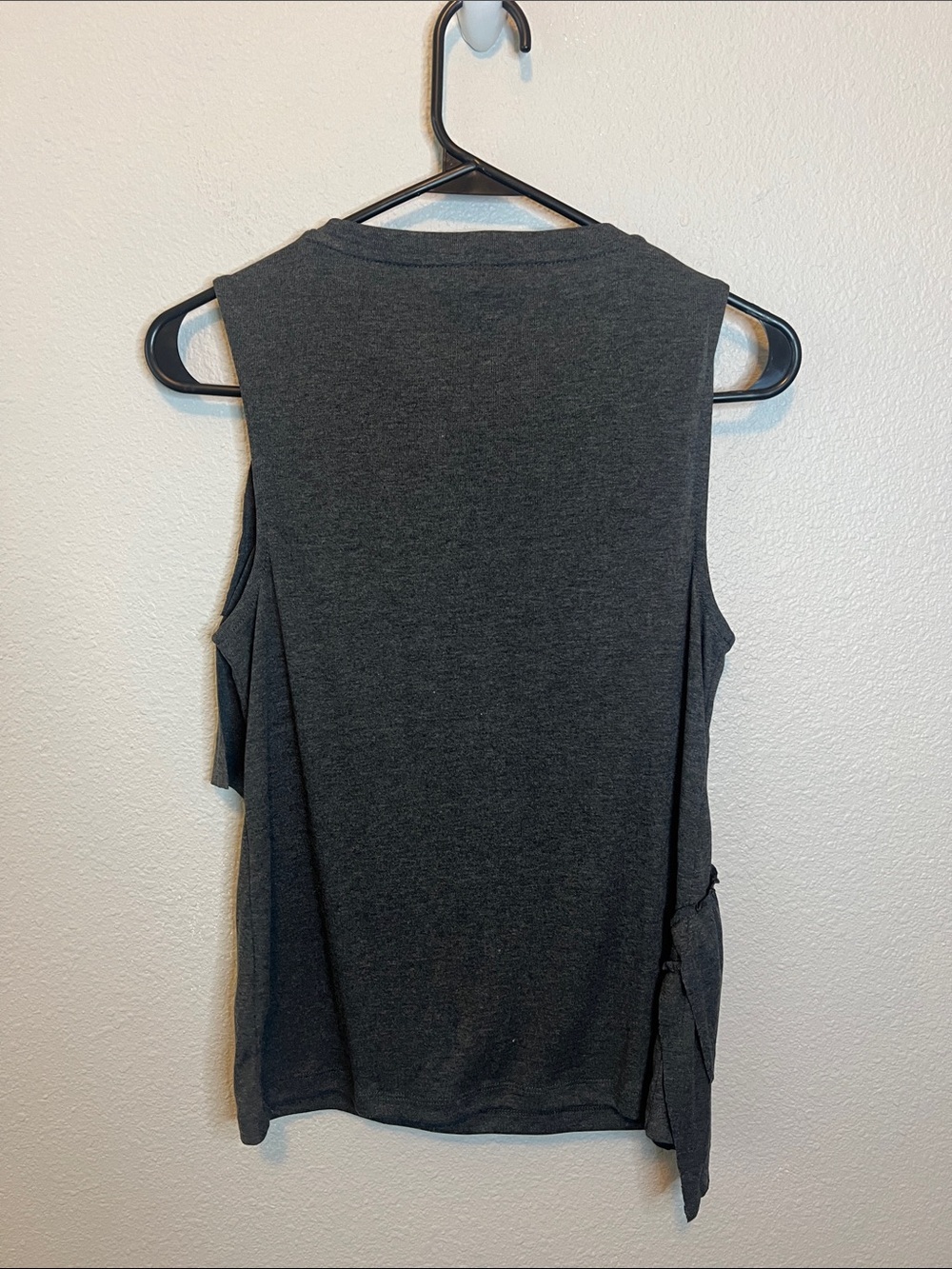 JCrew Ruffle Front Tank Top Gray Size XS - Picture 2 of 5